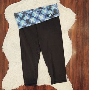 PINK VS Tie Dye Yoga Capri Leggings